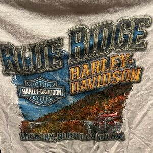 Harley-Davidson White and Black Logo T-Shirt